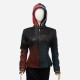 Harley Quinn Daddys Lil Monster Quilted Leather Jacket With Hood