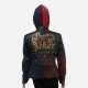 Harley Quinn Daddys Lil Monster Quilted Leather Jacket With Hood