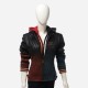 Harley Quinn Daddys Lil Monster Quilted Leather Jacket With Hood