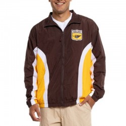 Hawks Brown Retro Track Jacket – Hawthorn Team Style