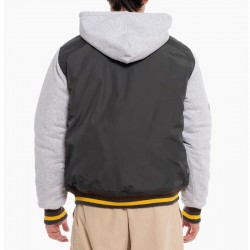 Hawks Patchwork Hooded Jacket – Hawthorn Team Style Hawks Patchwork Hooded Jacket – Hawthorn Team Style