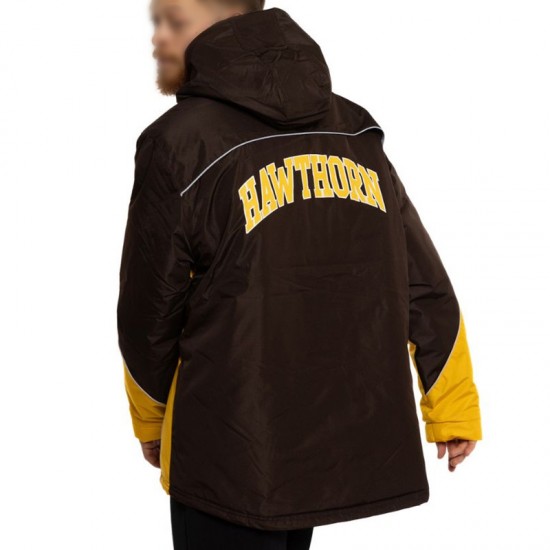 Hawthorn Hawks Black & Gold Stadium Hooded Jacket