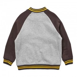 Hawthorn Hawks Gray Navy Varsity Full Zip Fleece Jacket