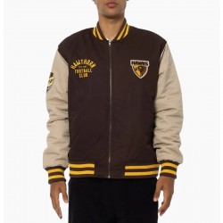 Hawthorn Hawks Lock Up Cotton Varsity Jacket