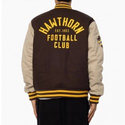 Hawthorn Hawks Lock Up Cotton Varsity Jacket Hawthorn Hawks Lock Up Cotton Varsity Jacket