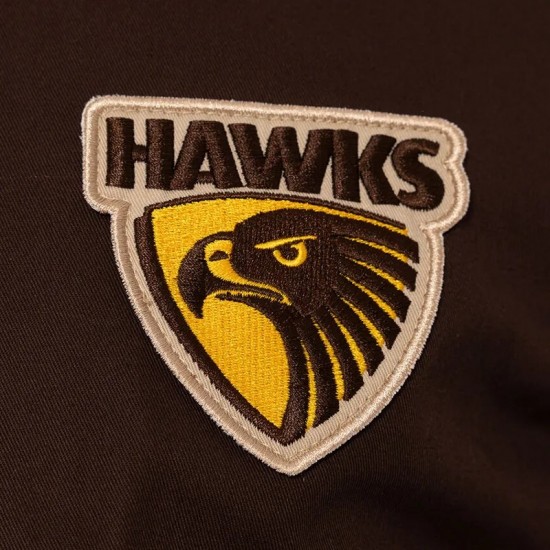Hawthorn Hawks Lock Up Cotton Varsity Jacket Hawthorn Hawks Lock Up Cotton Varsity Jacket