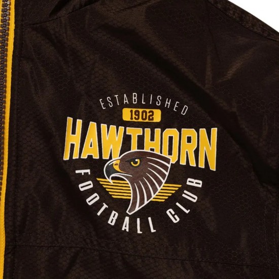 Hawthorn Hawks Supporter Black Polyester Jacket Hawthorn Hawks Supporter Black Polyester Jacket