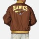 Hawthorn Hawks Team Brown Bomber Jacket