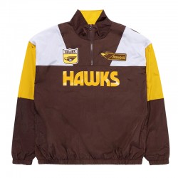 Hawthorn Hawks Throwback Windbreaker Pullover Team Jacket