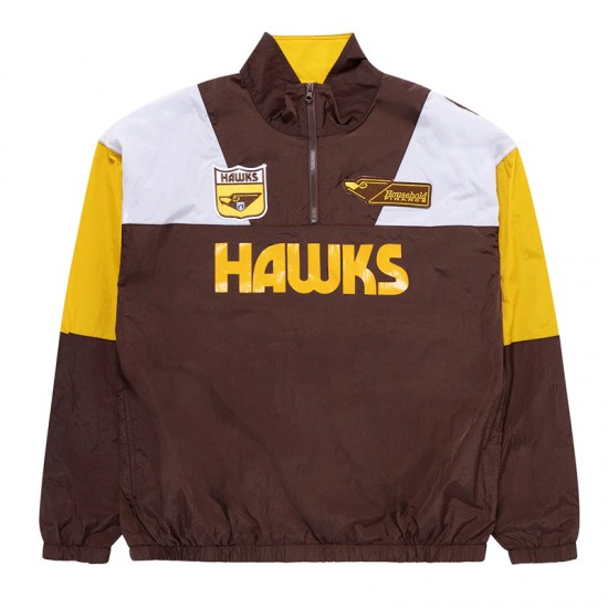 Hawthorn Hawks Throwback Windbreaker Pullover Team Jacket Hawthorn Hawks Throwback Windbreaker Pullover Team Jacket
