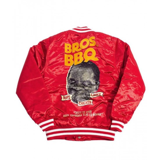 Headgear Classics Bros Bbq Red Satin Jacket Headgear Classics Bros Bbq Red Satin Jacket