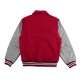 Hillman 2.0 Maroon and Gray Full-Snap Varsity Letterman Jacket Hillman 2.0 Maroon and Gray Full-Snap Varsity Letterman Jacket