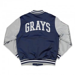 Homestead Grays Navy and Gray Jacket Homestead Grays Navy and Gray Jacket