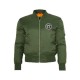 House X Techno Crssd Bomber Green Jacket House X Techno Crssd Bomber Green Jacket