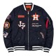 Houston Astros Full-Zip Navy Bomber Jacket