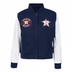 Houston Astros Game Day Classics Navy Varsity Jacket