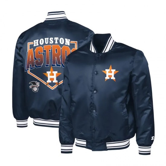 Houston Astros Home Plate Printed Graphic Jacket