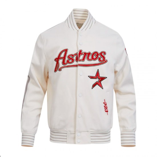 Houston Astros Logo Game Day Eggshell Jacket Houston Astros Logo Game Day Eggshell Jacket