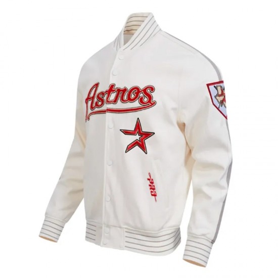 Houston Astros Logo Game Day Eggshell Jacket Houston Astros Logo Game Day Eggshell Jacket