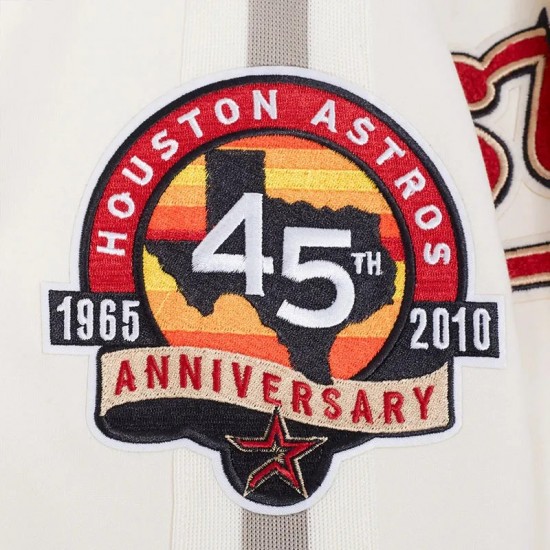 Houston Astros Logo Game Day Eggshell Jacket Houston Astros Logo Game Day Eggshell Jacket