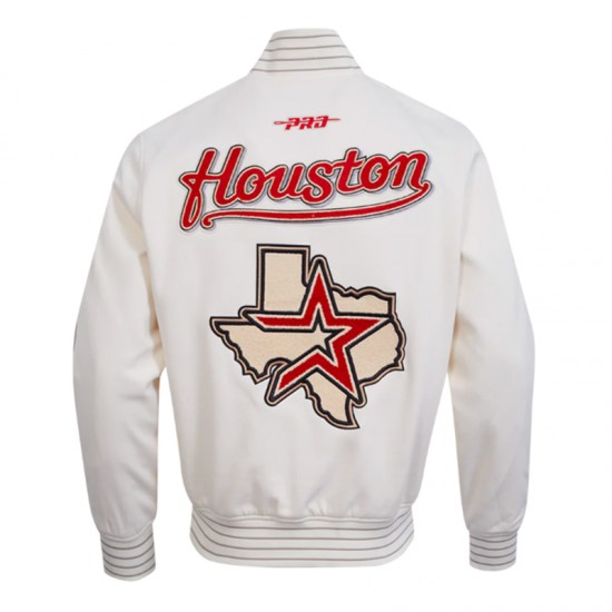 Houston Astros Logo Game Day Eggshell Jacket Houston Astros Logo Game Day Eggshell Jacket