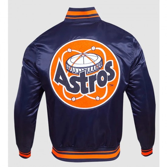 Houston Astros Retro Classic Rib Jacket Houston Astros Retro Classic Rib Jacket