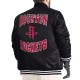 Houston Rockets Adaptive Bold Logo Varsity Satin Jacket