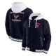 Houston Texans Navy Cotton Hooded Jacket Houston Texans Navy Cotton Hooded Jacket