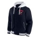 Houston Texans Navy Cotton Hooded Jacket Houston Texans Navy Cotton Hooded Jacket