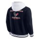 Houston Texans Navy Cotton Hooded Jacket Houston Texans Navy Cotton Hooded Jacket