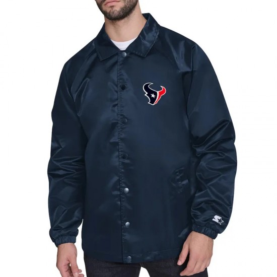 Houston Texans Retro Logo Coaches Jacket Houston Texans Retro Logo Coaches Jacket