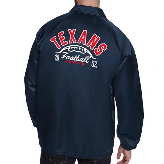 Houston Texans Retro Logo Coaches Jacket Houston Texans Retro Logo Coaches Jacket