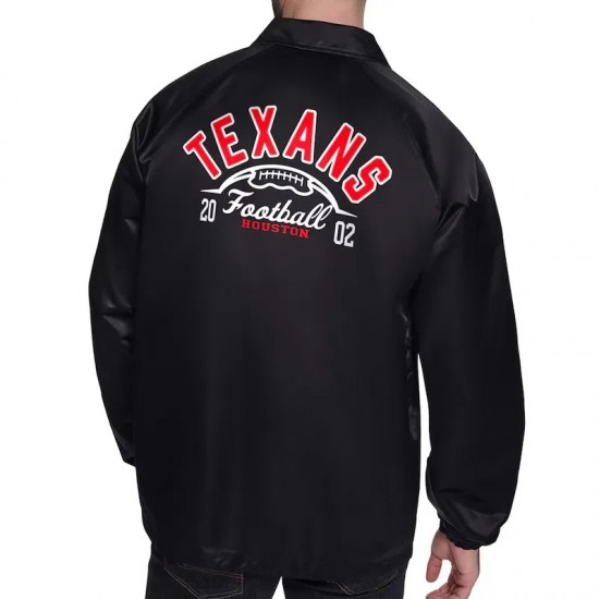 Houston Texans Retro Logo Coaches Jacket Houston Texans Retro Logo Coaches Jacket
