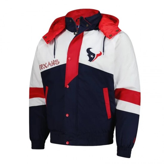Houston Texans Shoulder To Shoulder Full-Zip Navy Jacket Houston Texans Shoulder To Shoulder Full-Zip Navy Jacket