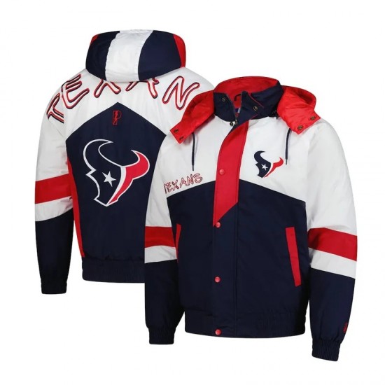 Houston Texans Shoulder To Shoulder Full-Zip Navy Jacket Houston Texans Shoulder To Shoulder Full-Zip Navy Jacket