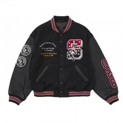Hysteric Glamour Varsity Wool/Leather Jacket