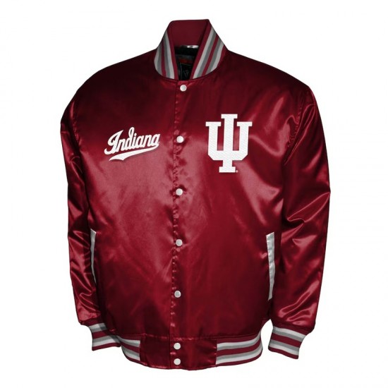 Indiana Hoosiers Club Satin Jacket Indiana Hoosiers Club Satin Jacket