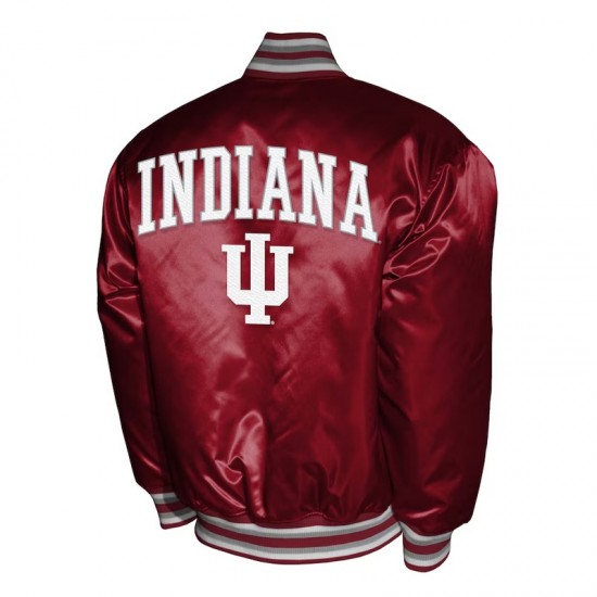 Indiana Hoosiers Club Satin Jacket Indiana Hoosiers Club Satin Jacket