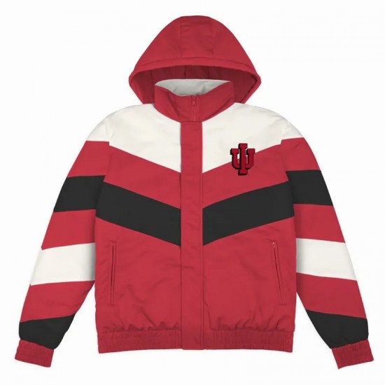 Indiana Hoosiers Gamebreaker Hooded Jacket Indiana Hoosiers Gamebreaker Hooded Jacket