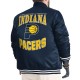 Indiana Pacers Adaptive Bold Logo Varsity Satin Jacket