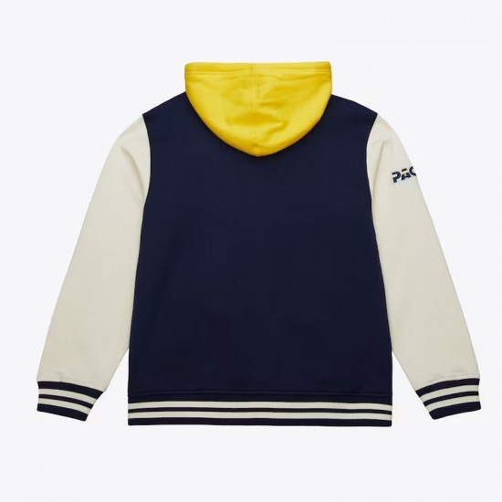Indiana Pacers Courtside Varsity Fleece Jacket Indiana Pacers Courtside Varsity Fleece Jacket