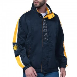 Indiana Pacers Freestyle Navy Lightweight Full-Zip Jacket