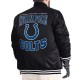 Indianapolis Colts Adaptive Team Graphic Varsity Satin Jacket