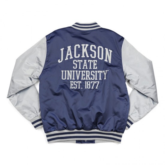 Jackson State Navy and Light Gray Jacket Jackson State Navy and Light Gray Jacket