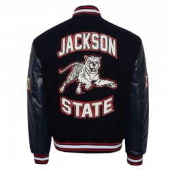 Jackson State University Navy Varsity Jacket Jackson State University Navy Varsity Jacket