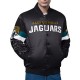 Jacksonville Jaguars Triple Option Varsity Satin Jacket Jacksonville Jaguars Triple Option Varsity Satin Jacket