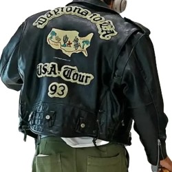 Jacob Elordi Black Leather Jacket Jacob Elordi Black Leather Jacket