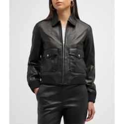 Jennifer Connelly Dark Matter Bomber Leather Jacket Jennifer Connelly Dark Matter Bomber Leather Jacket