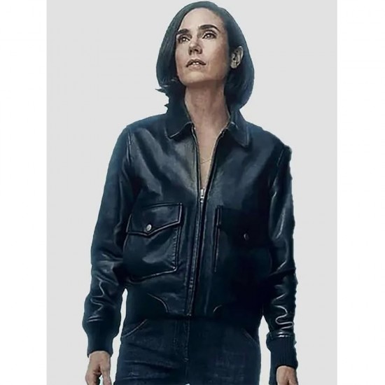 Jennifer Connelly Dark Matter Bomber Leather Jacket Jennifer Connelly Dark Matter Bomber Leather Jacket