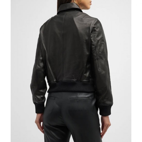 Jennifer Connelly Dark Matter Bomber Leather Jacket Jennifer Connelly Dark Matter Bomber Leather Jacket